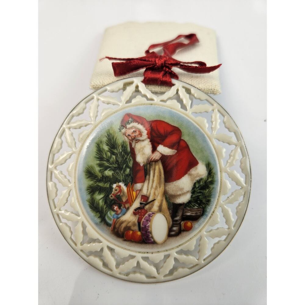 Lenox Santas‎ Portrait Series Ornament Santas Visit Night Before Christmas